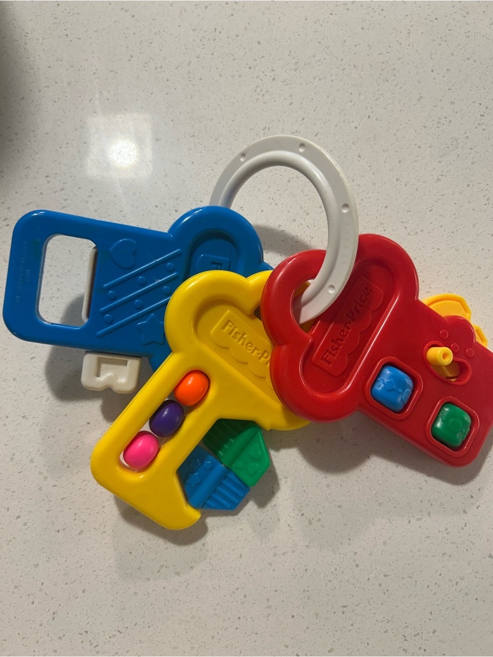 Fisher-Price Activity Keys, vintage 1994 "Slide, Click & Spin" - Picture 2 of 2
